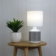 Damo Table Lamp E14 40W 380mm Gloss White Damo Table Lamp E14 40W 380mm Gloss White